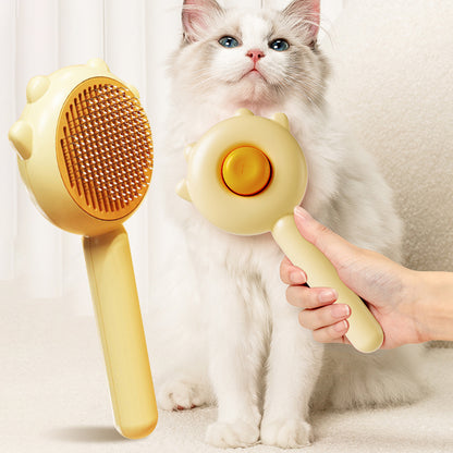 Brosse/Peigne de Massage pour Chat et Chien – Soins, Nettoyage du Pelage et Démêlage
