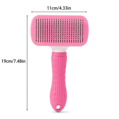 Brosse Auto-Nettoyante pour Chiens & Chats – Peigne Démêlant Anti-Poils | Outil de Toilettage Professionnel pour Animaux