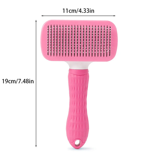 Brosse Auto-Nettoyante pour Chiens & Chats – Peigne Démêlant Anti-Poils | Outil de Toilettage Professionnel pour Animaux