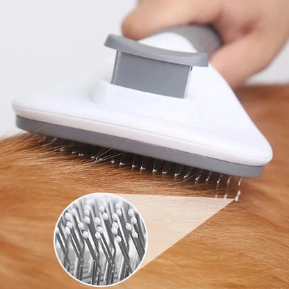 Brosse Auto-Nettoyante pour Chiens & Chats – Peigne Démêlant Anti-Poils | Outil de Toilettage Professionnel pour Animaux