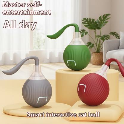 Balle Interactive Roulante pour Chat - Super Motrice