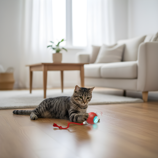 Balle Interactive Roulante pour Chat - Super Motrice